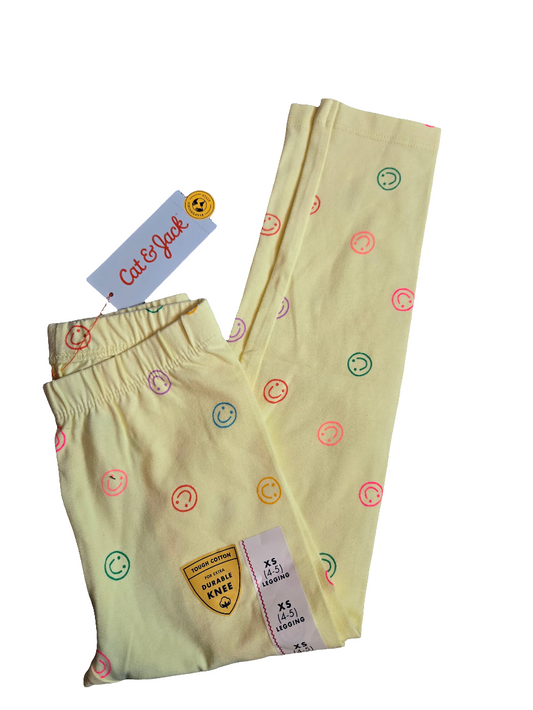 Cat & Jack Smiley Leggings