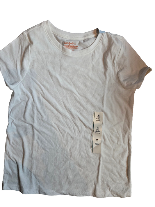 Cat & Jack kids white tee